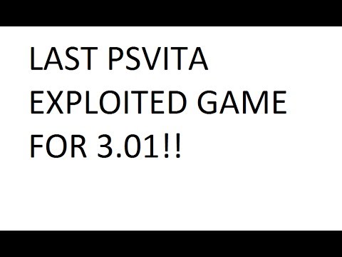 how to exploit ps vita 3.01