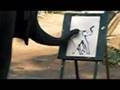 elephant peinture, thailande, mars 2008, marisa
