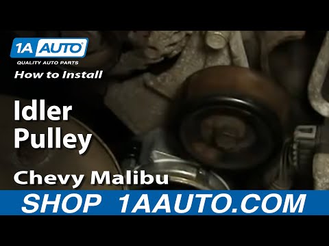 How To Install Replace Idler Pulley Chevy Malibu 97-03 1AAuto.com