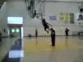 Dre dunking over coach saul