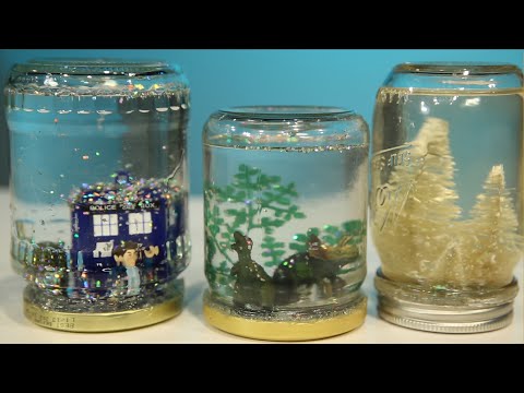 Как сделать snow globe