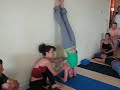Desiree Rumbaugh www.desireerumbaugh.com is teaching advanced level Anusara students at OMtime www.omtime.com in Denver.   Desirée has been a student of Yoga since 1987 and has a strong foundation in Iyengar Yoga. Since 1993, she has been fortunate to study extensively with John Friend and was among the first teachers to be certified in Anusara Yoga, a uniquely integrated approach in which the art of inner body awareness powerfully blends with the science of biomechanics.Desirée's  dynamic teaching style, playful personality and deep understanding of yoga therapeutics bring clarity and ease to the practice. It is her joy to share her energy and enthusiasm for life through yoga, encouraging students to express themselves authentically and to the fullest, making the most of out of the lives we are given.