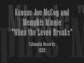 When The Levee Breaks Man Against River blues flood archival footage water