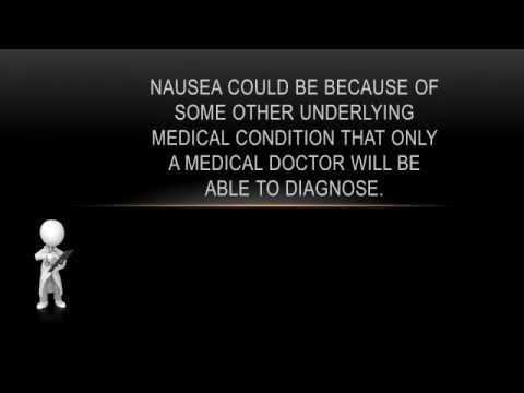 how to get rid nausea