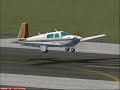 Smooth Mooney M20J Landing Smooth Mooney M20J Landing