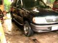 Garage burnout goes bad - burnout, failed, garage, idiot