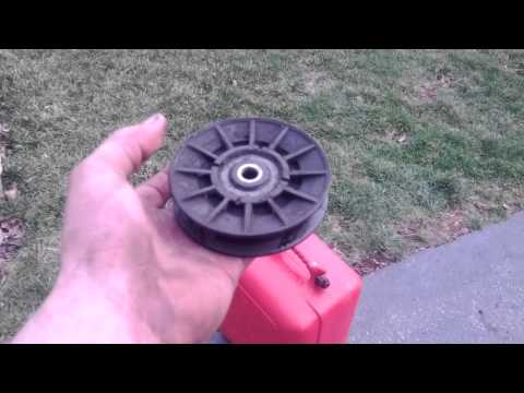 how to replace the belt on a craftsman lt1000