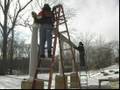 How to Build a Pergola : How to Attach Main Beams to Pergola