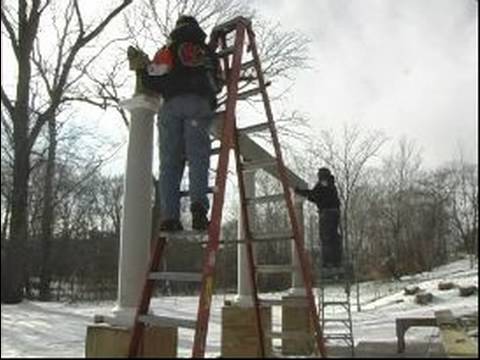 how to fasten pergola rafters