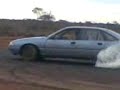 Jarrad VN Commodore Burnout Wheel Pop