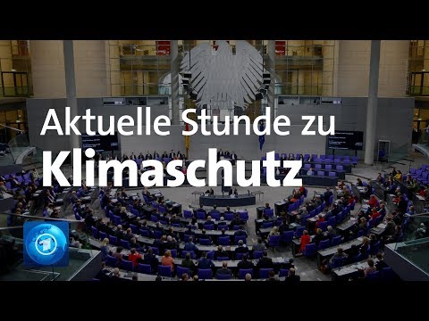 Aktuelle Stunde im Bundestag zum Klimaschutz