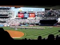 2012 Yankees Opening Day Lineup and National Anthem @ Yankee Stadium
