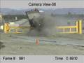 Security gate crash test