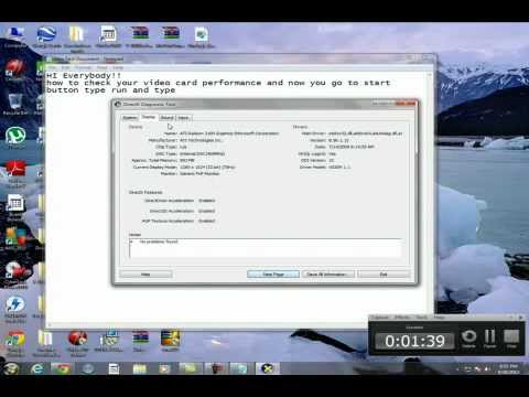 how to check video card