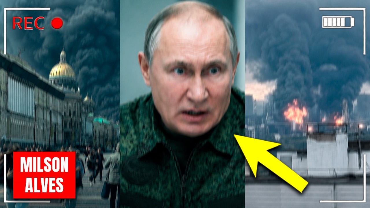 Putin EM PÂNICO ao receber O MAIOR ataque da história 1,500 DRONES!!!