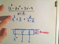 Synthetic Division