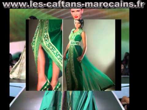 Collection Caftans et takchitas couleur vert