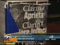 Buenos Aires empapelada con carteles