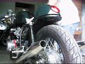 BCR Exhaust VDO of \"Pinas\" CB550 Cafe Racer Project BCR Exhaust VDO of \"Pinas\" CB550 Cafe Racer Project