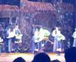 Scottish music played by young Galician bagpipers