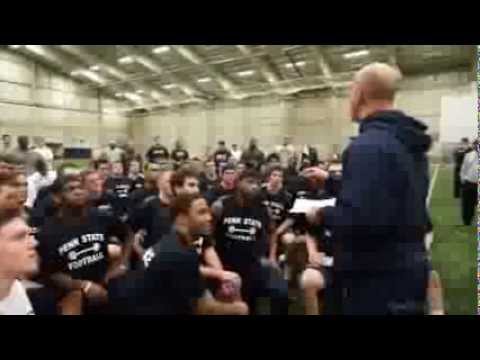Penn State Football: Winter Workouts - Day 1