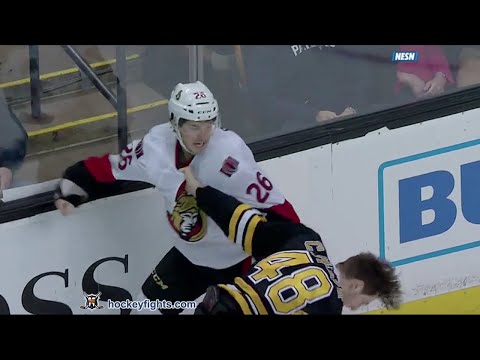 Matt Puempel vs Colin Miller Apr 9, 2016