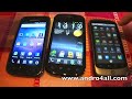Videocomparativa realizada por andro4all.com entre los terminales samsung galaxy S, Nexus S y nexus one