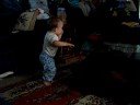 Matthew dancing to pooh bear and tigger