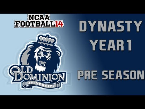 NCAA Football 14 Dynasty - Old Dominion: Episode 1