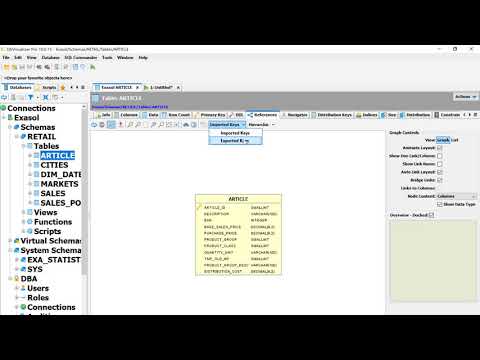 Database Clients for Exasol: DB Visualizer