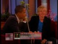 Obama talking to Makita on The Ellen Show