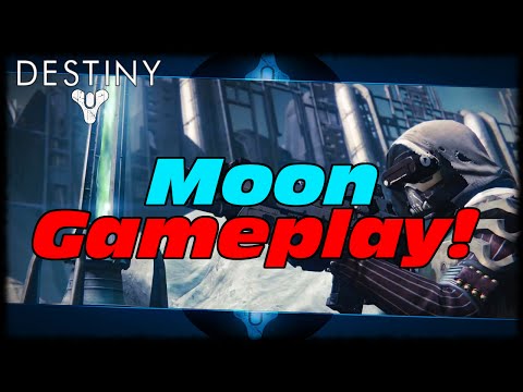 Destiny Beta The Dark Beyond Moon Mission Gameplay With MAK, Goth & Bahroo!