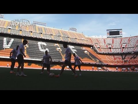 Valencia CF: El filial se ejercita en Mestalla donde este domingo espera el apoyo de la afición