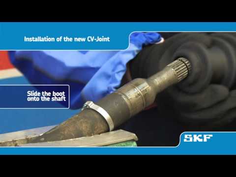 Peugeot 206 1 4i ΤΟΠΟΘΕΤΗΣΗ ΜΠΙΛΙΟΦΟΡΟΥ SKF   How to replace an SKF CV Joint on the Peugeot 206 1 4i