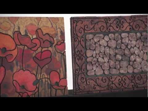 how to do door mats at home