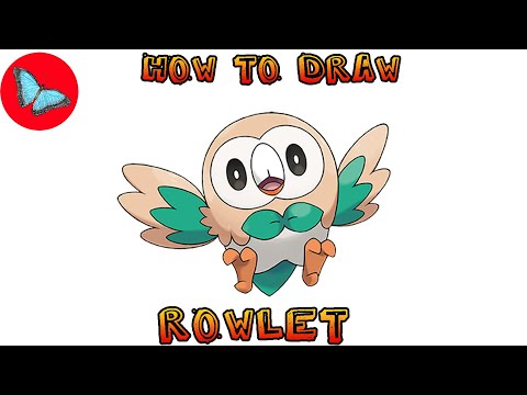 video-linktoworks-How To Draw Pokemon - Rowlet | Drawing Animals - YouTube