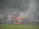 SG Dynamo Dresden - FC Energie Cottbus - Pyro Aktion der Cottbusser