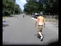 Chased down street with boat anchor Chased down street with boat anchor