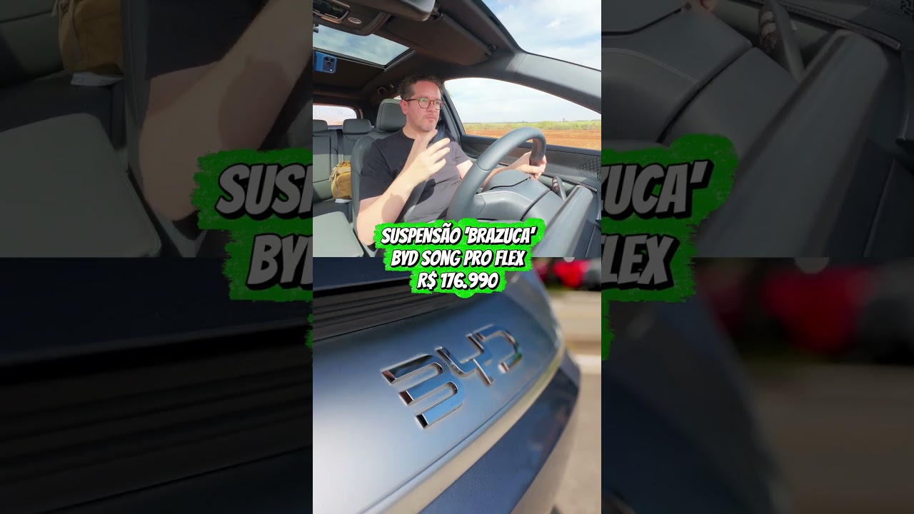 NOVO BYD SONG PRO FLEX: Como se comporta a suspensão "brazuca"? 🕳️🔥