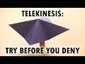 How to do telekinesis: Beginners tutorial