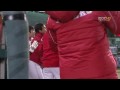 KS 5차전 이용규 개구리 번트 스퀴즈 한국시리즈 kia sk 기아