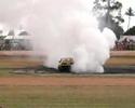 Burdekin Auto Fest 2008 Yellow Commodore Burnout