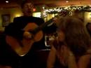 amazing spanish singer in an italian resturaunt