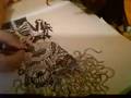 videos de AP Art Summer Assignment, 1 piece in progress, sped up!