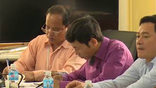 Đồng chí Hoàng Thị Hà, Phó Bí thư Thường trực Thành ủy tiếp và làm việc với Đoàn học viên lớp Cao cấp Lý luận chính trị Lào