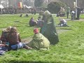 Monster scaring people