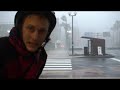 Typhoon Usagi strikes Japan - video from eye of the storm