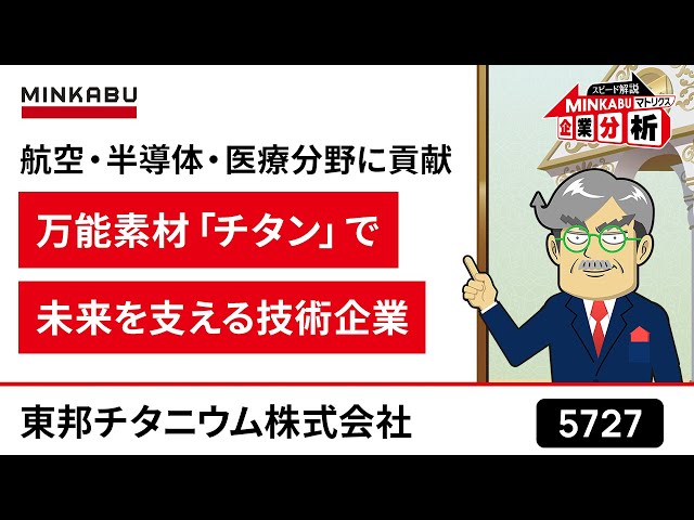 東邦チタニウム (5727) : 株価/予想・目標株価 [TTC] - みんかぶ