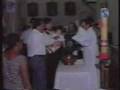 Padre BATE em Fiel na igreja Católica de Ituiutaba MG.