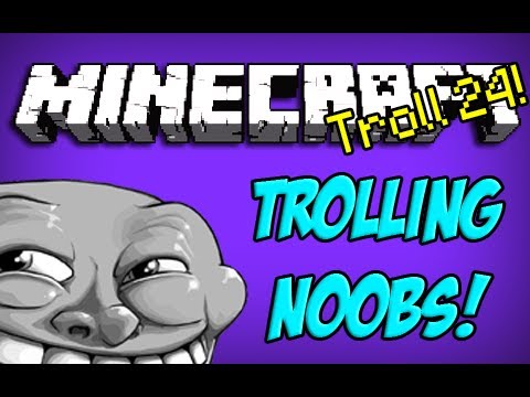 Minecraft: Trolling! Episode 24 - Red Water + Diamond Axes